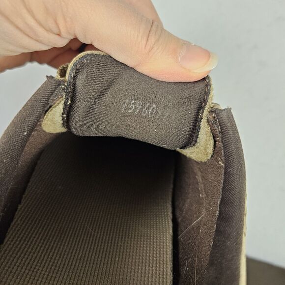 SAS Walk Easy Lace Up Women Walking Shoe SZ 9.5 Sage Suede Leather Arch Support - Picture 13 of 15